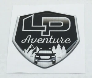 Nuevo 2-3/4"" x 3"" LP Aventura 3D Emblema Logotipo Adhesivo Pegatina .07"" Grueso Envío GRATUITO - Imagen 1 de 6