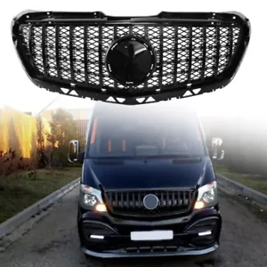 Front Bumper Hood Grille ABS For 2014-2018 Mercedes Benz Sprinter W906 2500 3500 - Bild 1 von 12