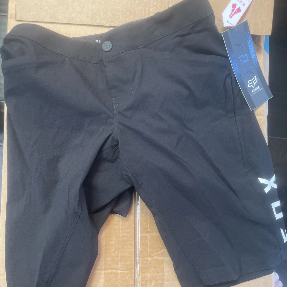Fox Racing Womens Spandex Padded Shorts Black Small Bicycle Dirt Bike Snowbike