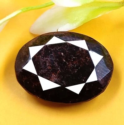 Best Ebay Offer Brown Garnet Most Rare Oval Shape 19-21 Carat Certified Gems JKF - Image 1 of 4