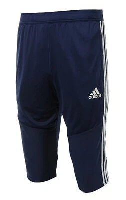 Adidas Youth TIRO 19 3/4 Pant Training Soccer Navy Casual GYM Kid Pants DT5150 - Image 1 of 3