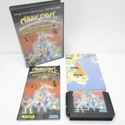 SHINING FORCE Kamigami no Isan SEGA Mega Drive MD GENESIS w/ Box Manual - Image 1 of 4