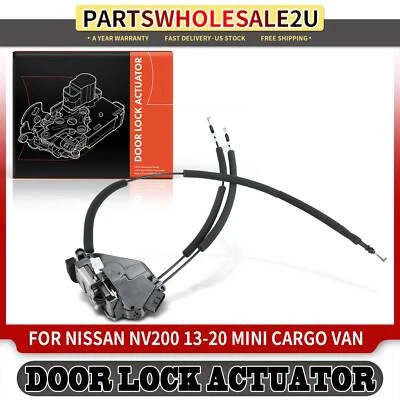 Actuador de cerradura de puerta delantera derecha para Nissan NV200 2013 2014 2015-2020 con alimentación Foto 1 de 4