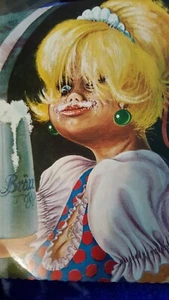 Brau Frau Cartoon Nr. 51608 PAG Richard Pietsch & Co WIEN 1980  - Picture 1 of 3