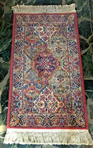 Karastan~GRAN ALFOMBRA/ALFOMBRA PANEL MULTICOLOR KIRMAN #717 PANEL 2'6"x4'3"~Exc. #b - Imagen 1 de 8