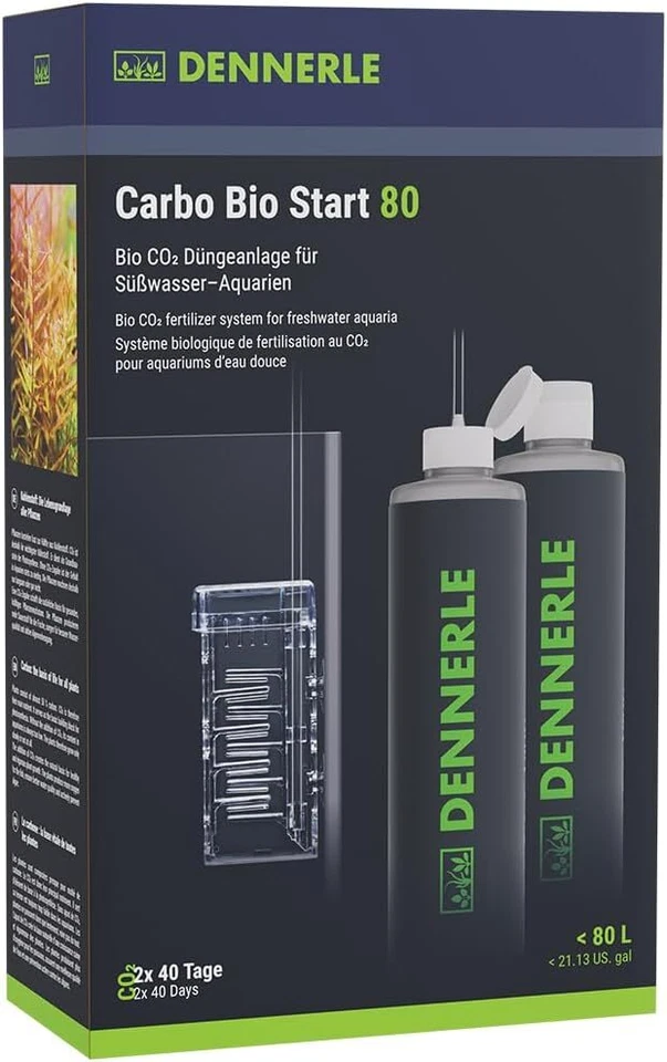 Dennerle Carbo Bio Start 80 -CO2 Düngeanlage für Süßwasser-Aquarien