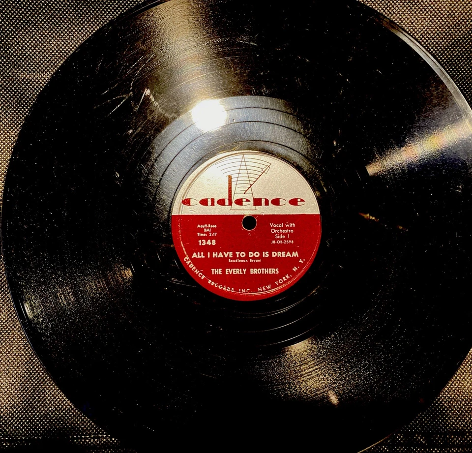 Everly Brothers Vintage Rock & Roll 78rpm All I Have To Do Is Dream / Claudette - Image 1 of 2