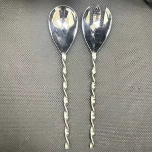 Twist Handle Salad Serving Set - Picture 1 of 2