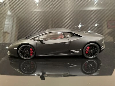 1/12 AutoArt Lamborghini LP610-4 Huracan Nero Nemesis матовый черный - Изображение 1 из 4