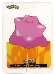 DITTO #132 LAMINCARD COLECCION POKEMON LAMINCARDS 2005 EDIBAS (USADA) DAÑADA - Picture 1 of 2