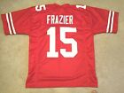 UNSIGNED CUSTOM Sewn Stitched Tommie Frazier Red Jersey - M, L, XL, 2XL