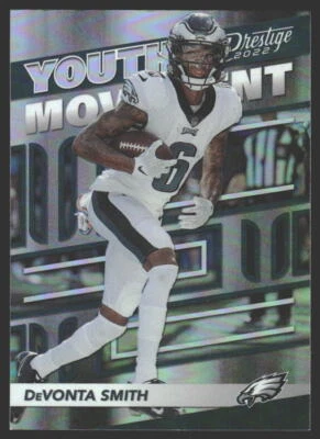 DeVonta Smith #YM-3 2022 Panini Prestige Youth Movement Philadelphia Eagles - Image 1 of 2