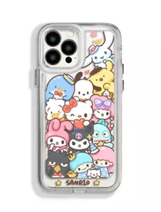 Sanrio anime characters ,silicone soft clear case for iPhone 15 - Picture 1 of 5