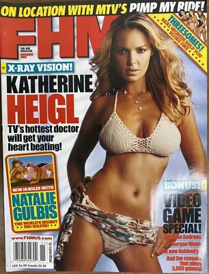 FHM Magazine November 2004 - Katherine Heigl Cover, Video Game Special, Pimp My Foto 1 de 2