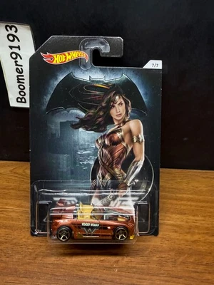 Wonder Woman Tantrum 2016 Hot Wheels Batman vs Superman 7/7 NIP - Image 1 of 4