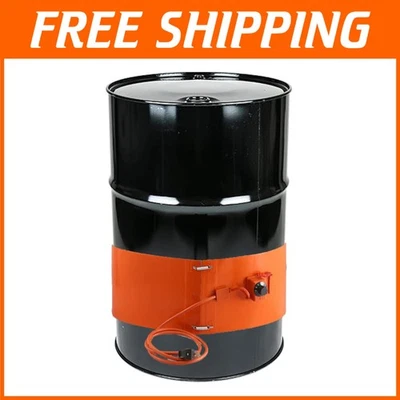 Стальной барабанный обогреватель 55 галлонов с термостатом - Изображение 1 из 4