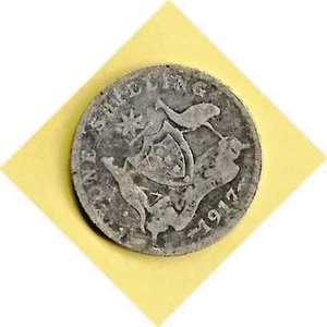 AUSTRALIA - 1917 KING GEORGE V ONE SHILLING, ONE BOB - Picture 1 of 2