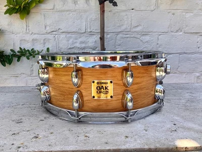 ✮ RARE ✮ YAMAHA OAK CUSTOM 14" x 5.5" SNARE ✮ NATURAL ✮ AMAZING SOUND ! - Image 1 of 4