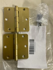 Emtek 910234 Hinge (Pair) 1/4" RdCs, 3.5"x3.5"x2.2mm, US4 (LT. WEAR/TEAR) - Picture 1 of 5