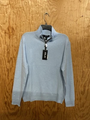 RLX Ralph Lauren Men’s Large Golf Half Zip 100% Cashmere Sweater $368 - Image 1 of 4