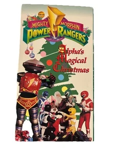 Mighty Morphin Power Rangers - Alpha’s Magical Christmas (VHS) READ DESCRIPTION - Picture 1 of 6