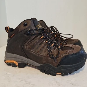 Skechers Steel-toe Work Boots Waterproof Men’s Size 10 77126 Hiking Shoes - Picture 1 of 9