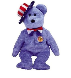 TY Beanie Babies FOUNDERS The Collectible Beanie Baby Of The Month July 2005 - Imagen 1 de 1
