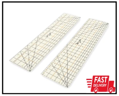 UPTTHOW Hot Hem Ruler Sewing Fabric Ironing Tool Seam Allowance Press with Dry or Steam