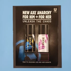 2012 Axe Anarchy Body Spray Print Advertisement - Picture 1 of 8