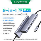 Ugreen Usb-C Hub: 4K@60Hz Hdmi, Rj45, Pd 100W Adapter For Samsung, Pc, Ipad