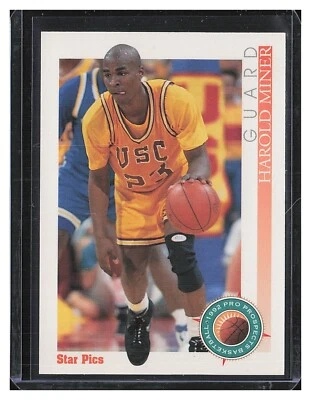1992 Star Pics #84 Harold Miner - Image 1 of 2