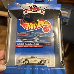 1999 Hot Wheels FINAL RUN Retiring Model STUTZ BLACKHAWK #6 of 12 - Picture 1 of 5