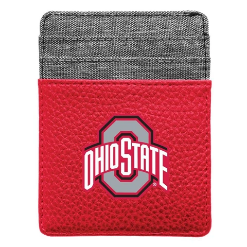 Ohio State Buckeyes Wallet Pebble Front Pocket Wallet Cover