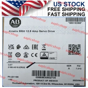 2198-H015-ERS2 /A NUOVO NUOVO PLC Kinetix 5500 Servoazionamento 2198H015ERS2 AB US - Foto 1 di 4