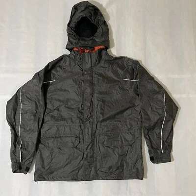 First Classics Sz S Reflective Vented Racing Windbreaker Full Zip Jacket - Image 1 of 4