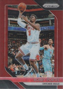 2018-19 Panini Prizm Bobby Portis Ruby Wave Prizm