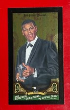 2011 UPPER DECK GOODWIN CHAMPIONS #128 BOB GIBSON MINI MAGICIAN BLACK FOIL 09/09