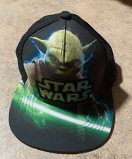 STAR WARS Yoda Snapback Green Lightsaber Cap/Hat Adjustable