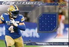 2023 UD CFL GREATNESS - BASE JERSEY'S --***YOU PICK***