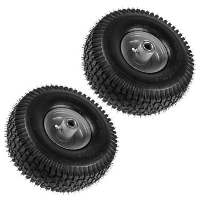 CALTRIC Front Wheel Rim & Tire for Snapper Rear Engine Riding Mower 4.10/3.50 - 4