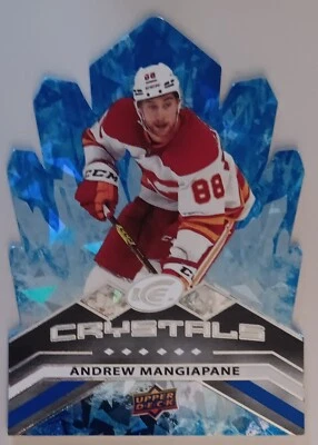 2021-22 Ice Andrew Mangiapane Crystals Card # IC-4 Calgary Flames - Image 1 of 2