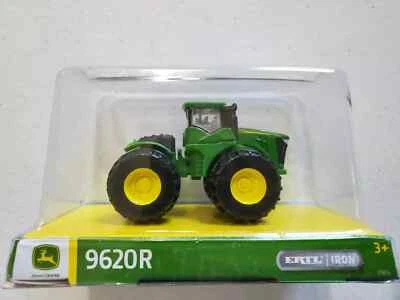 John Deere Tractor Die Cast 9620R, NEW! Ertl Iron Age 3 up  Clear Seal Display - Image 1 of 3