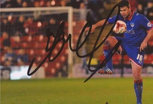 OLDHAM: ANTHONY GERRARD SIGNED 6x4 ACTION PHOTO+COA - Picture 1 of 1