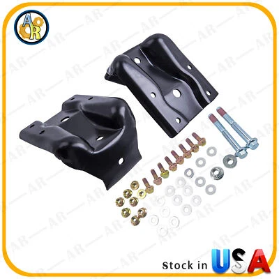 Kit de grillete de suspensión de resorte de hoja trasera de 2 piezas para Chevrolet Silverado GMC Sierra Foto 1 de 4