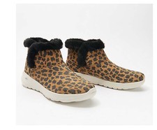 skechers leopard print trainers