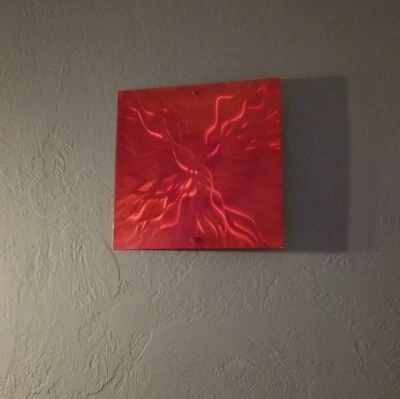 Parede de metal pendurada pintura moderna sala de estar sotaque interior exterior casa presente  - Imagem 1 de 3