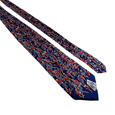 Alynn Neckwear Lacrosse Mens Necktie Tie Designer Accessory Work Office Dad Gift - Image 1 of 4