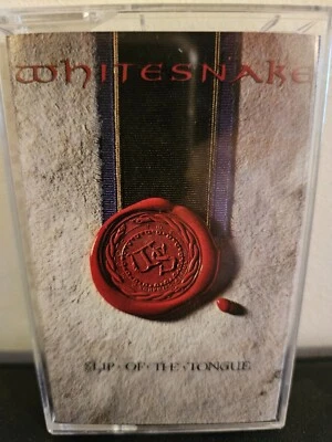 WHITESNAKE Slip Of The Tongue 1989 CASSETTE TAPE GLAM/HAIR METAL HARD ROCK RARE - Image 1 of 4