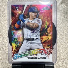 2023 Topps Chrome Future Stars Insert RC Francisco Alvarez #FS-17 Rookie Card