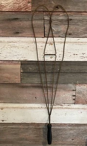 Primitiver antiker Teppichschläger Draht Teppich Werkzeug rustikal Landhaus Deko - Bild 1 von 9